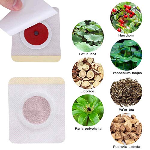 Toppa rimovibile, Slim Patch, adesivo per perdita di peso, bruciatura di grasso sulla pancia, secchio, vita, grasso addominale, anti-cellulite, rimozione rapida e non irritante (60 pezzi) - Image 4