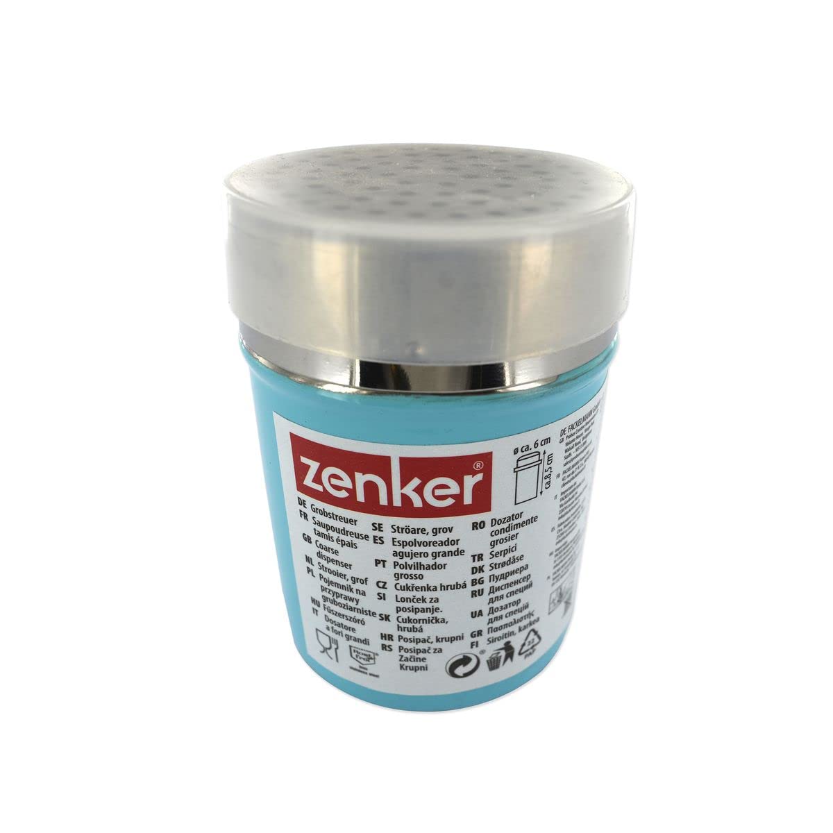 Zenker firmy Fackelmann 43911 popielniczka o grubych wymiarach 8 cm