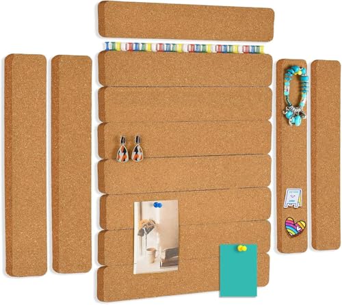 Bandes de liège autocollantes pour salle de classe et chambre d'enfant créative