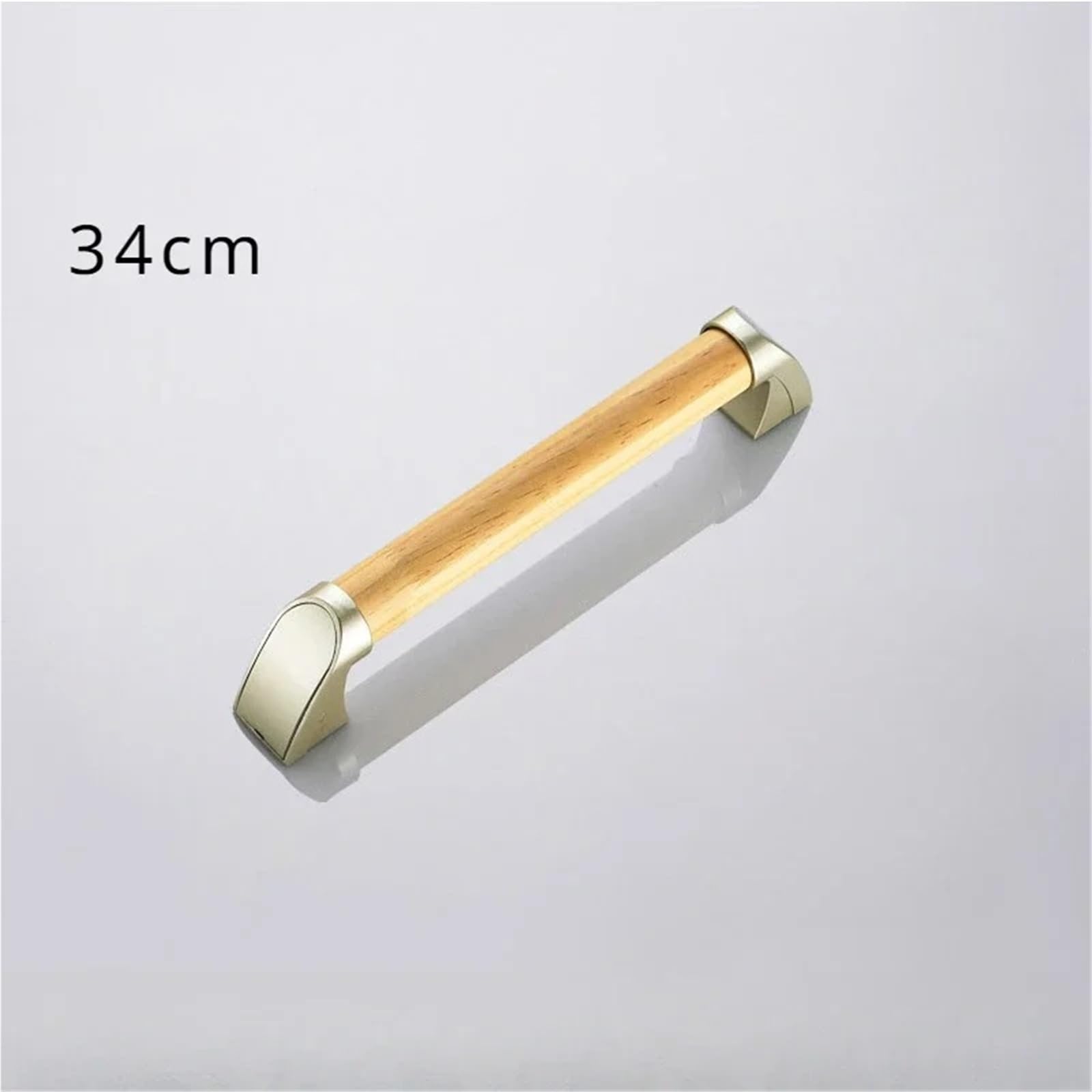 Barras de Apoyo para baños Apoyabrazos de Seguridad para baño, accesible para baño, manija de Madera Maciza, Inodoro para Personas, manija Antideslizante.(34cm)