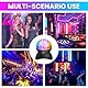 Sporgo Discokugel Bluetooth Lautsprechern: RGB Discolicht Partylicht LED Disco Party Lichter, Bühnenbeleuchtung Effektlicht, USB Aufladung LED Party Lampe, für Party DJ, Bar, Karaoke und Weihnachten