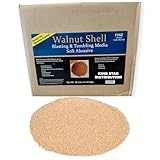 25 LB Walnut Shell Blasting Media Great for Rust- Free Paint Removal from Sheet Metal and for Cleaning Engines and transmissions.Walnut Media Blasting