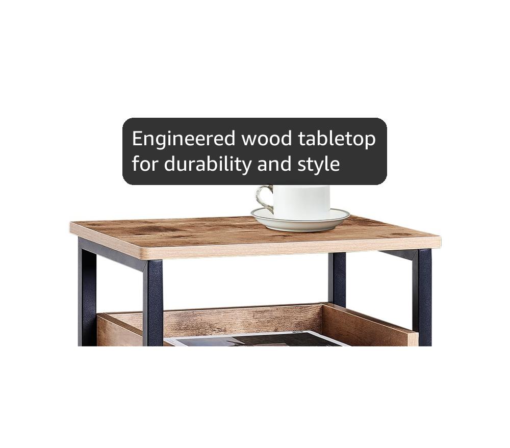 Amazon.com: KJGKK Tall Side Table, 30 inch High End Table, Small