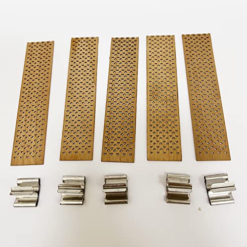 Mechas de madera cuadradas 5 unidades 0.79x3.54 pulg miniatura 3