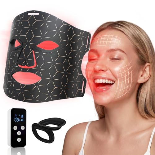 Red Light Therapy Mask for Face 850nm NIR 630nm LED Blue Red Light Mask - image 1