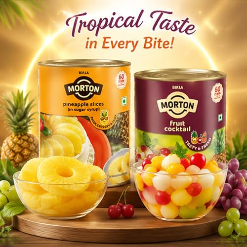 Image of Birla Morton Fruit Cocktail 850 Gm & Pineapple Slices 850 Gm Pack of 2
