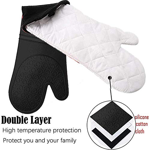 (40 OFF Coupon) Extra Long Silicone Oven Mitts 1 Pair 9.89