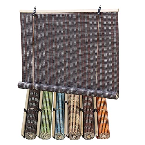 V3VOGUE Bambusrollo Sichtschutz Sonnenschutz Bambus Jalousie, Breite:...