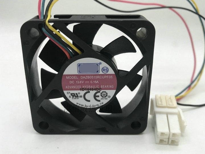 DAZB0515RCUPF05 DAZA0515RCU 13.6V 0.20A .15A 50x15mm Brushless Cooling Fan for Electronics