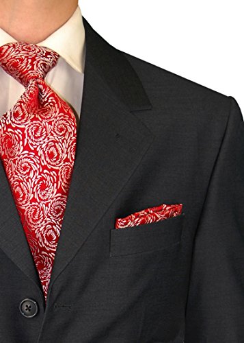 DTI GV Executive Italian Men's 3 Button 2 Piece Wool Suits Set Jacket Trousers2