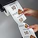 Happy 50th Birthday Toilet Paper Roll 3-Ply Funny Birthday Gifts for Men and Women Novelty for Birthday Party Decorations Forty 50 Party Supplies (50th Years)
