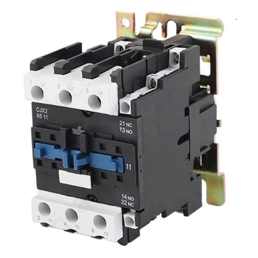 CJX2-6511 Contactor De CA 65A 220V/380V/24V/110V LC1-D 3P Contacto Plata AC Magnético 1NO 1NC(AC110V)