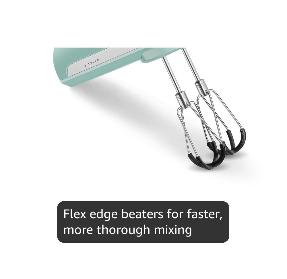 Amazon.com: KitchenAid 6 Speed Hand Mixer with Flex Edge Beaters