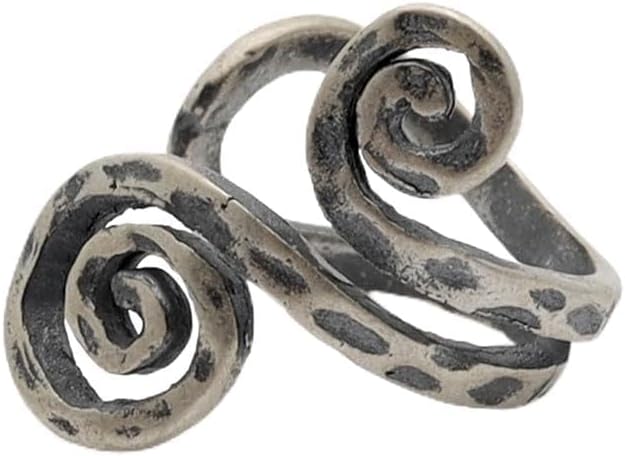 シルバー925 イヤカフ メンズ シルバー 渦巻イヤカフ 金属アレルギー 耳の穴不要 片耳用 1点