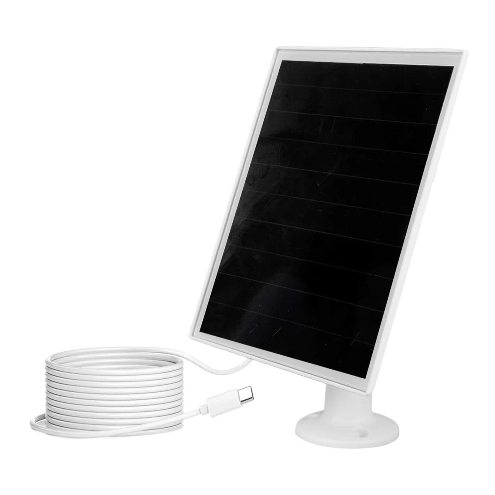 Panel Solar For Exteriores De 30W Y 5V, Montaje En Pared Ajustable