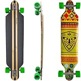 RIMABLE Drop-Through Longboard (41 Inch, Africa Pattern)