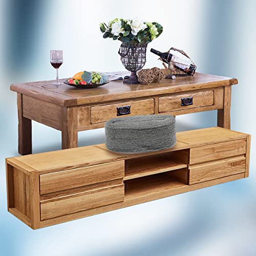 Saijer Staaldraadwol,4 stuks staalwol Grade 0000 staalwol muizen reinigingsdraad wollen pads ultra fijn staal wol gereedschap knaagdier controle hardware doek voor keuken hout glas metaal reiniging polijsten - Afbeelding 8