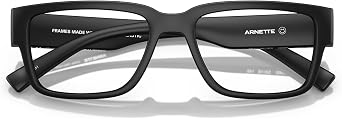 ARNETTE Men's An7261 Woah Rectangular Prescription Eyewear Frames