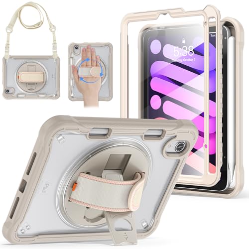 BRAECNstock iPad mini Case for 6th/7th (A17 pro) 8.3-inch Khaki