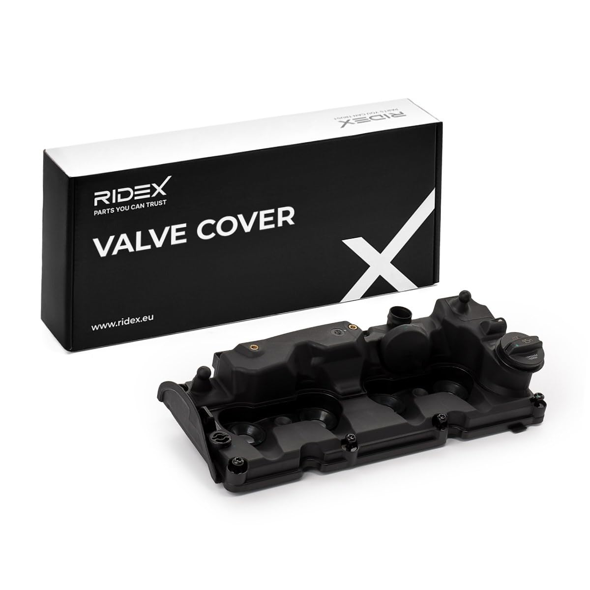 RIDEX 977C0154 Cache-culbuteur avec joint d'étanchéite Compatible avec VW Golf 7 3/5 portes 5G1, BQ1, BE1, BE2