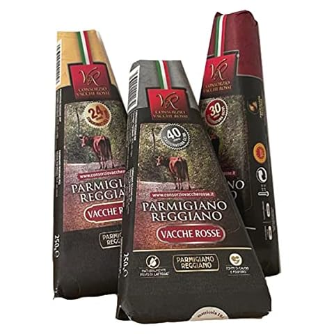 Consorzio Vacche Rosse - Parmigiano Reggiano DOP Red Cows - 24, 30 and 40 Months - 3 x 250 g Cover