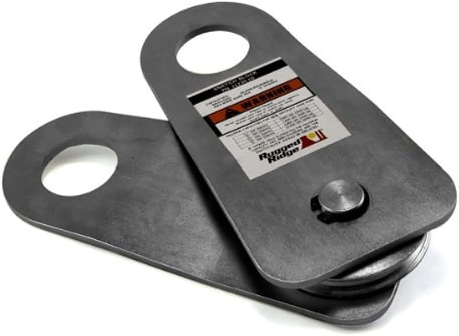 Rugged Ridge 11235.10 Snatch Block Pulley, 20000 Lbs : Automotive