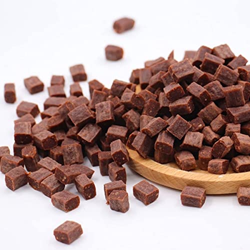 Mumoo Bear Dog Training Treats Grain Free Tasty Bites with Natural Real Meat Low in Fat 400g (Beef)