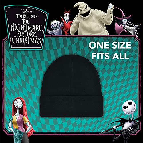 Image of Disney Nightmare Before Christmas Jack Skellington Cuffed Beanie Hat