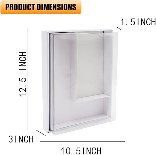 Miniatura 10 de Caja de magdalena de regalo de charcutería redonda de cartón rellenable de 12 "con cubierta de dulces que empaqueta (O)