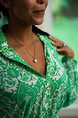 The Amore Cremation Necklace, Heart Cremation Necklace, Urn Pendant, Urn Necklace for Ashes, Necklace Urn, Necklace Urn for Ashes, Cremation Jewelry, Stainless Steel, Gold Urn Necklace3