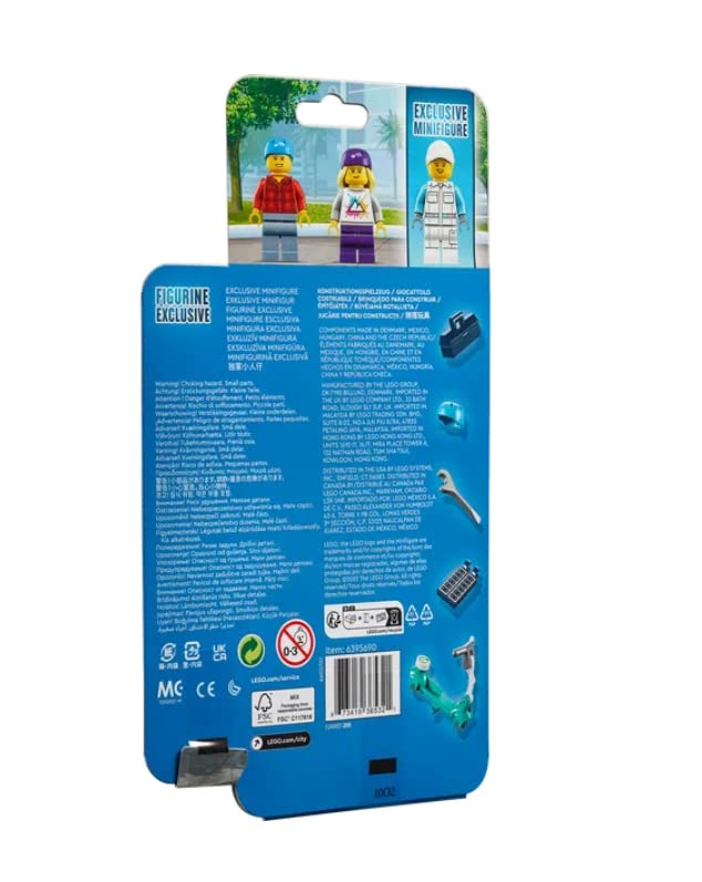 LEGO City 40526 Electric Scooters and Charging Dock Minifigure Blister Pack With Exclusive Minifigure 50pcs 3 Minifigures Including Grandad Minifigure - Image 3