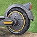 MOOVMOOV Solid Tire 10x2.5 for Ninebot G30 Max E-Scooter - Replaces Tubeless Tire 60/70-6.5 - Solid 10 inch Anti-Puncture Tire - Video Tutorial Included