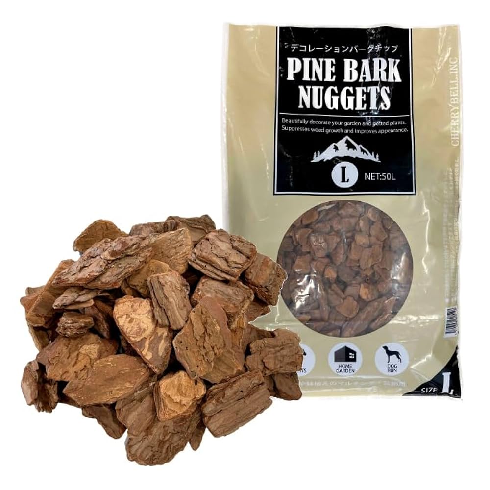 Amazon | バークチップ 50L ウッドチップ 園芸 ガーデニング