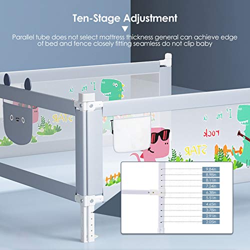 Adjustable Bed Rails for Toddlers, Vertical Lifting Bed Guardrail