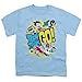Teen Titans Go! Squad Youth T Shirt & Stickers (Small)