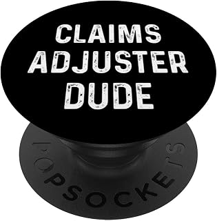 Claims Adjuster Dude - Insurance Car Home Auto Accident PopSockets Adhesive PopGrip