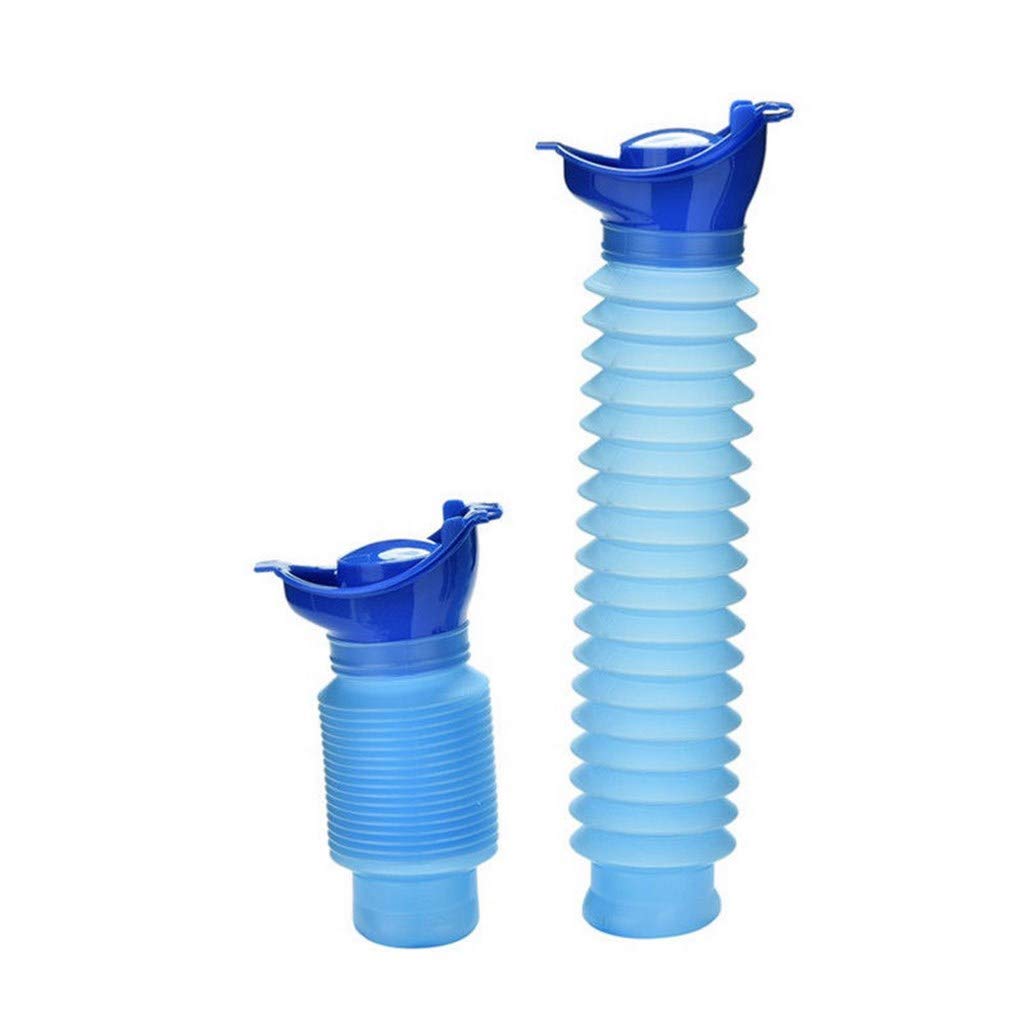 Emergency Toilet Urinal,Portable Mini Outdoor Shrinkable Personal Mobile Toilet for Travel Camping Hiking Traffic Jam and Queuing, Reusable Hygienic Potty Pee Bottle for Kids Adult Men Women, 750ml