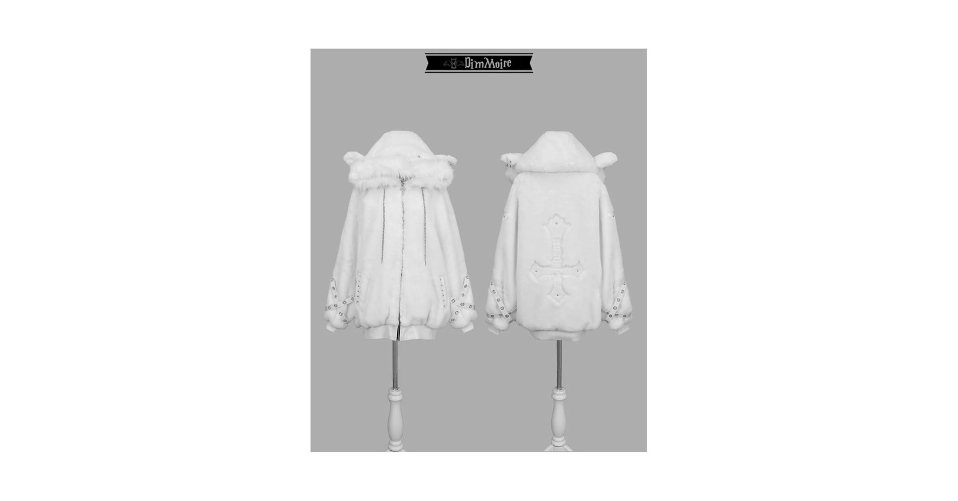Amazon.co.jp: DimMoire BABY SHEEPファーパーカーII White