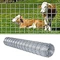 6ft x 100ft Thicker Heavy-Duty Livestock Fence, High-Zinc Galvanized Cattle Fence, Farm Wire Fencing for Hog, Goat, Deer & Horse
