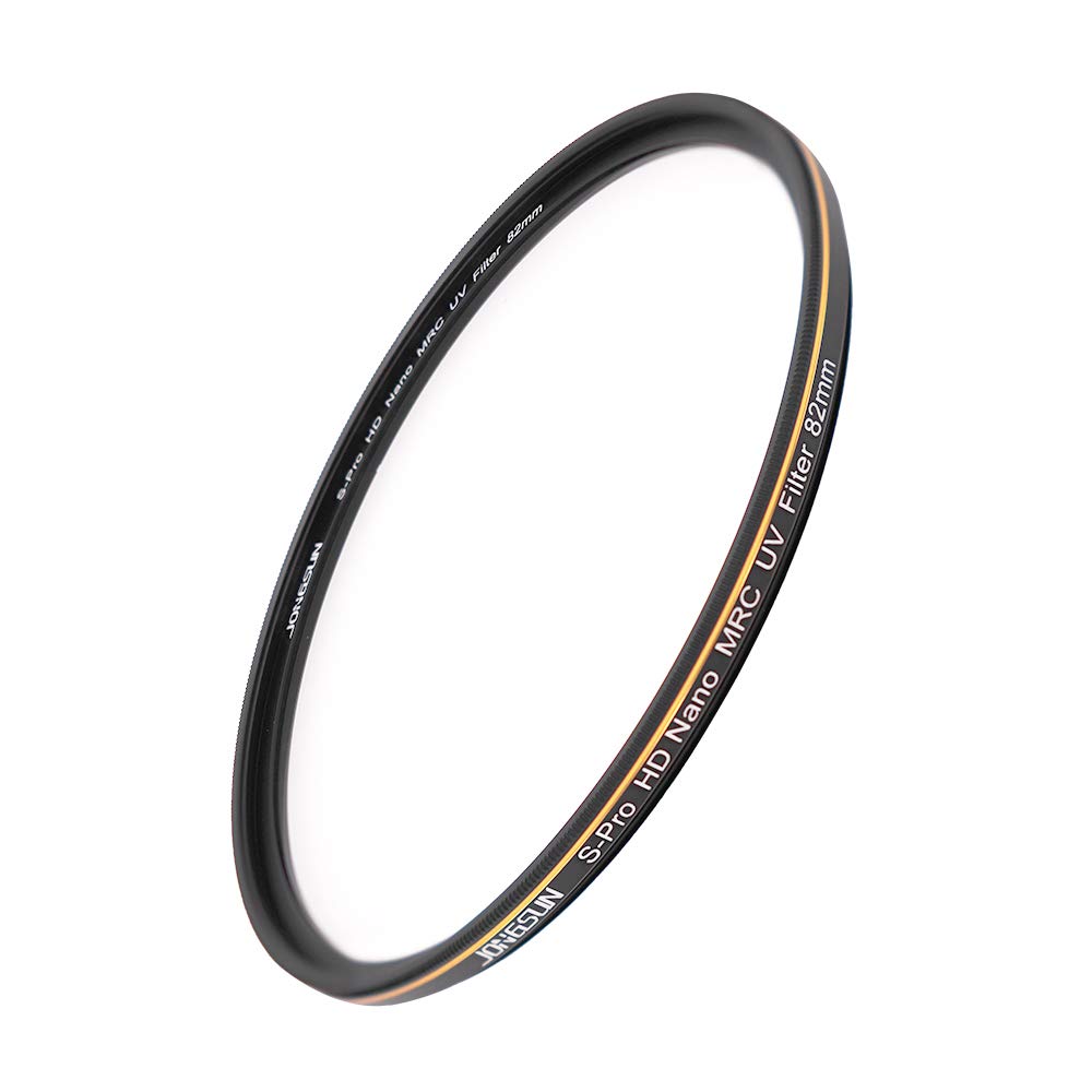 JONGSUN S-Pro HD Nano MRC Filtro UV 82mm, Rivestimento Multistrato a 16 Strati, SCHOTT B270, Filtri Per Protezione Da Ultravioletti Delle Telecamere