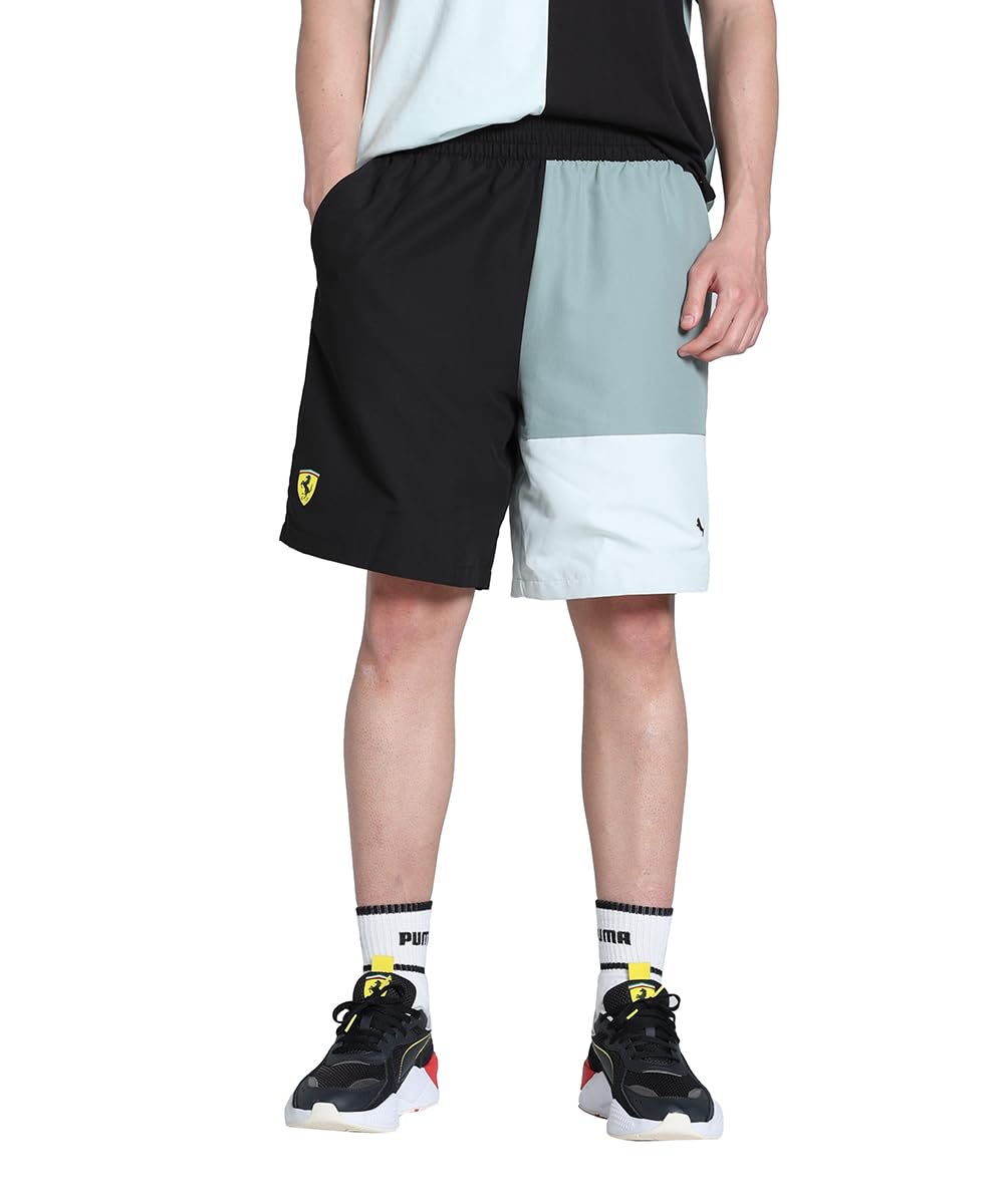 puma Men, Ferrari Race Lifestyle Shrts, Green Moon, XL, (63021406)-picture-33
