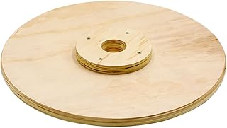 Disco de Pesas de Madera para Entrenamiento de Rehabilitación sin Orificio, Diseño Duradero y Práctico para Ejercicios de Fitness y Pesas