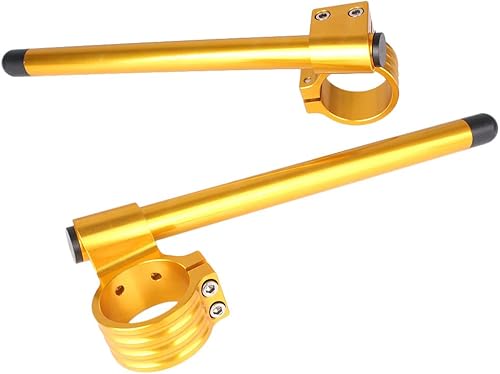 Miniatura 8 de Newsmarts 36MM Motorcycle Clip ons Handlebar diameter 2 piece Split Clip-ons assembly Bars 78" Adjustable handlebars For Motorcycle cafe Racer