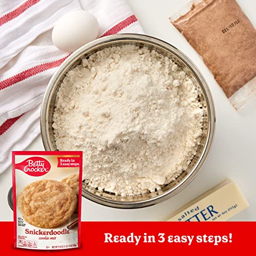 Image of Betty Crocker Snickerdoodle, Cookie Baking Mix, 17.9 oz