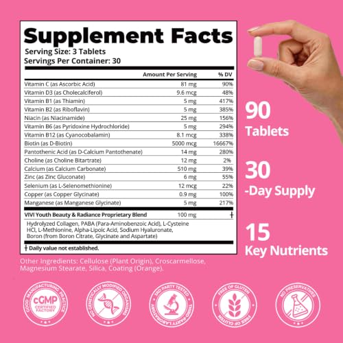 VIVI Youth 15-in-1 Multivitamin for Women 50+