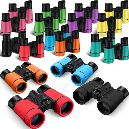 Binoculares compactos para niños 18 pack, 4x30 mm miniatura 1