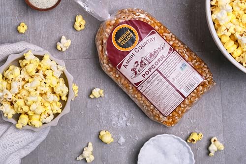 Amish Country Popcorn ACP698881 2 Lb Bag | Medium Yellow Popcorn Kernels | Old Fashioned, Non-Gmo And Gluten Free thumb #3