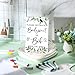 Roowest 35 Pcs Baby Shower Bibs Games Design Wooden Baby Shower Party Game Sign DIY Bodysuit Sign 15 White Blank Bibs 9 Bodysuit 10 Markers for Party Supplies(Greenery)
