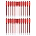 Bow and arrow college Crossbow Bolts Miniature Crossbows Arrows Red Plastic Body with Sharp Metal Point Tip(Pack of 36)