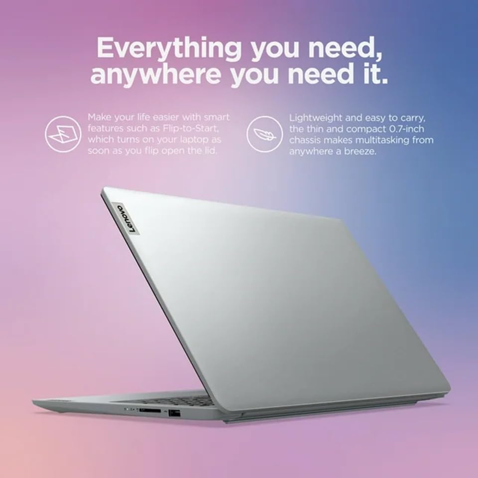Image of Lenovo 15.6 Inch Student Laptop | Intel Core i5-1235U, 10-Core CPU | 24GB RAM, 1TB SSD | WiFi 6 | Privacy Shutter | 720p Webcam | Anti-Glare | Intel Iris Xe Graphic | Windows 11 | Grey